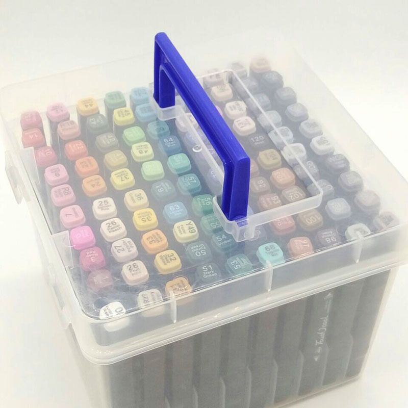 Taziku touch Genuine double-headed colored alcohol-based drawing marker pen set, 100 colors, student design hand-drawn Application Scenario