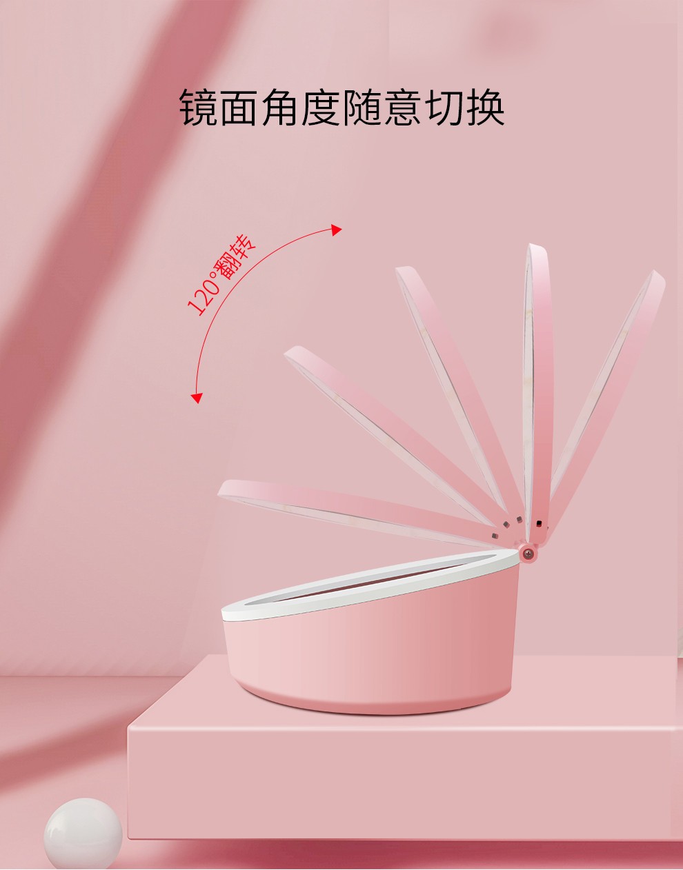 Live streaming light, fill light, LED light TD-022 (three-color light), makeup box, makeup mirror, fill light, mobile phone live streaming light pic 3