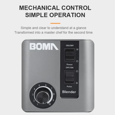 (recomendado por el gerente de la tienda) boma marca 2.2L mezclador de gran capacidad casa rompedor de pared triturador de hielo Specification image