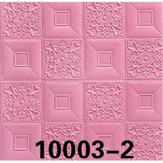 The roof is covered with self-adhesive wall stickers of 70cm*70cm, European-style wallpaper in white, gray, pink and green, which is shockproof, moisture-proof, heat-insulating and heat-preserving for the office, living room and bedroom detail image 1