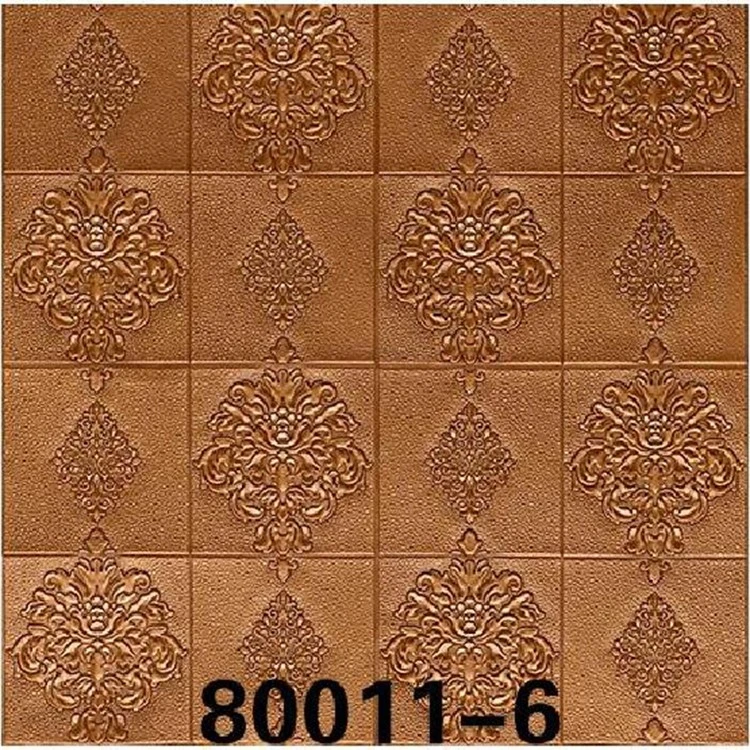 3D self-adhesive wall stickers 70cm*70cm European-style wallpaper in white, gray, pink and green for office, living room and bedroom, anti-collision, moisture-proof, heat-insulating and heat-preserving detail image 6