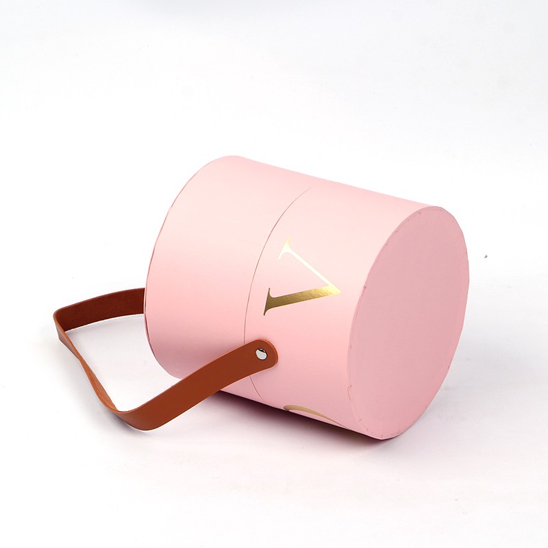 LOVE圆形手提盒三件套鲜花抱抱桶伴手礼盒圆形花盒随手拎礼盒详情图9