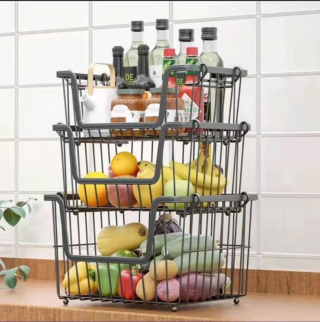 Small, medium and large sizes can be stacked in baskets for powder spraying detail image 3