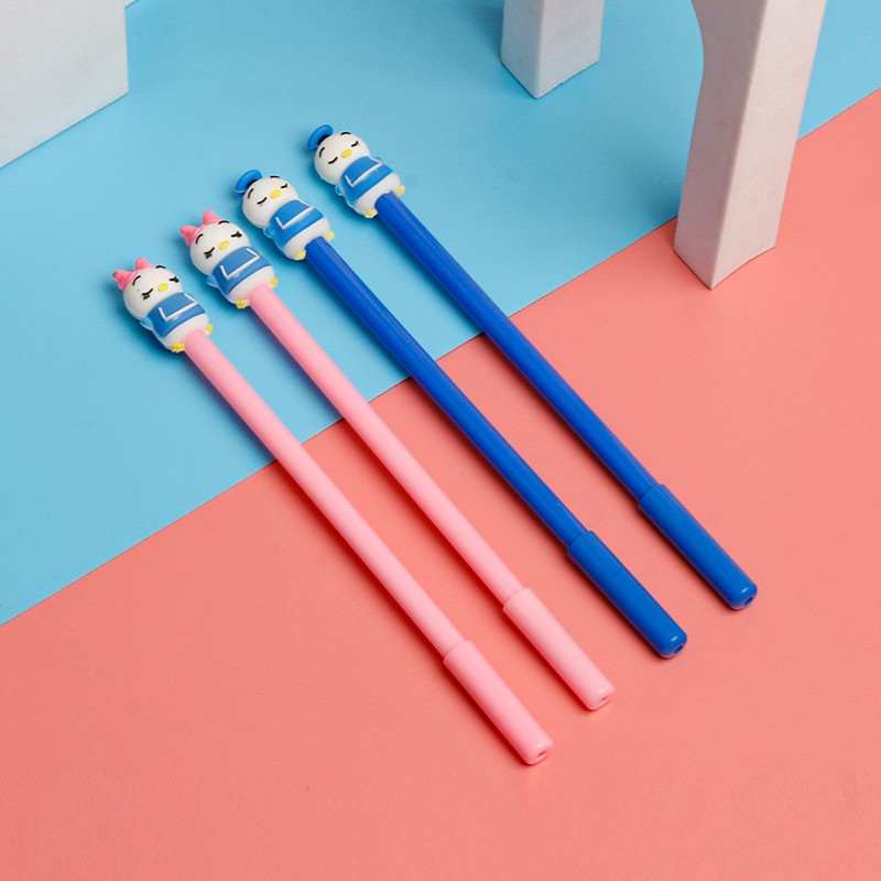 Nueva lista de productos venta directa de fábrica diseño creativo marinero pato pluma neutral material de oficina para estudiantes escritura papelería seda suave buena escritura difícil de romper tinta diseño novedoso apariencia hermosa super buena escritura lindo venta caliente medio oh pic 16