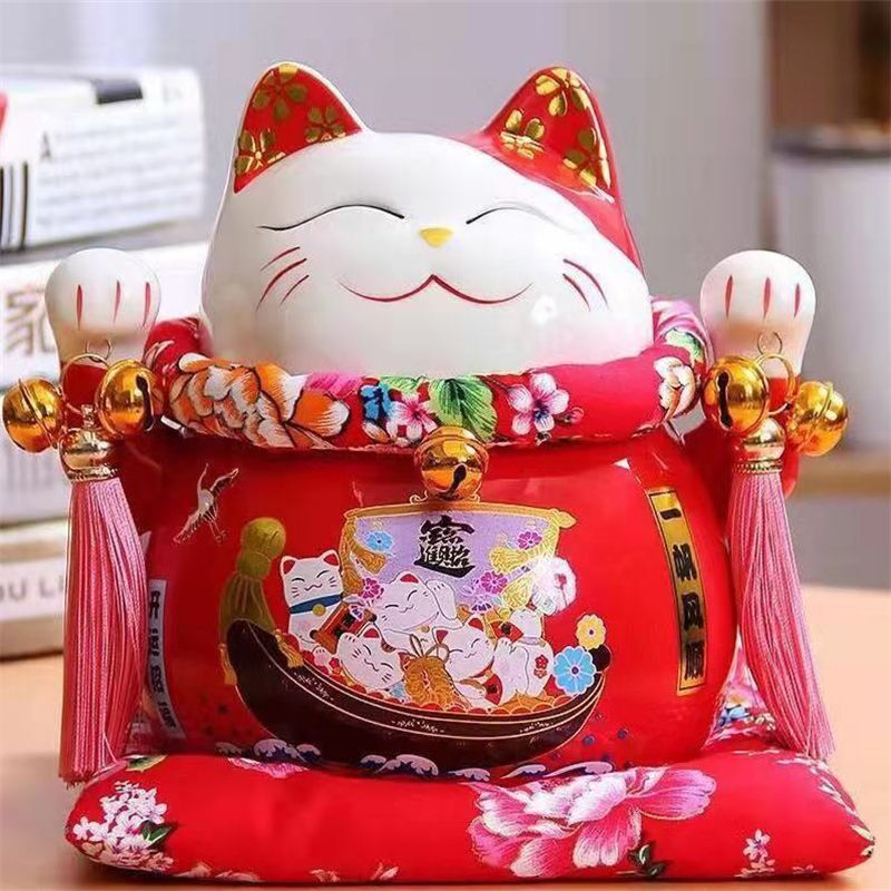 南泰一帆风顺存钱罐摆件创意品陶瓷