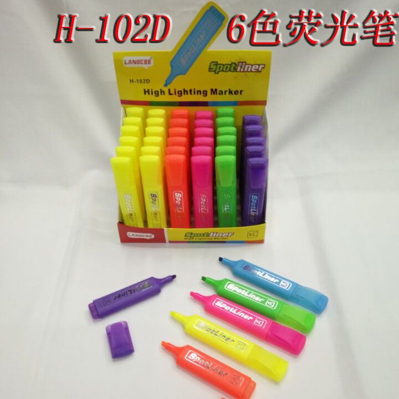 يمكن تخصيص LOGO بدون ترك أثر للقلم الأزرق المتألق H-102D البالغ 36 كاسيت ملونة details Picture