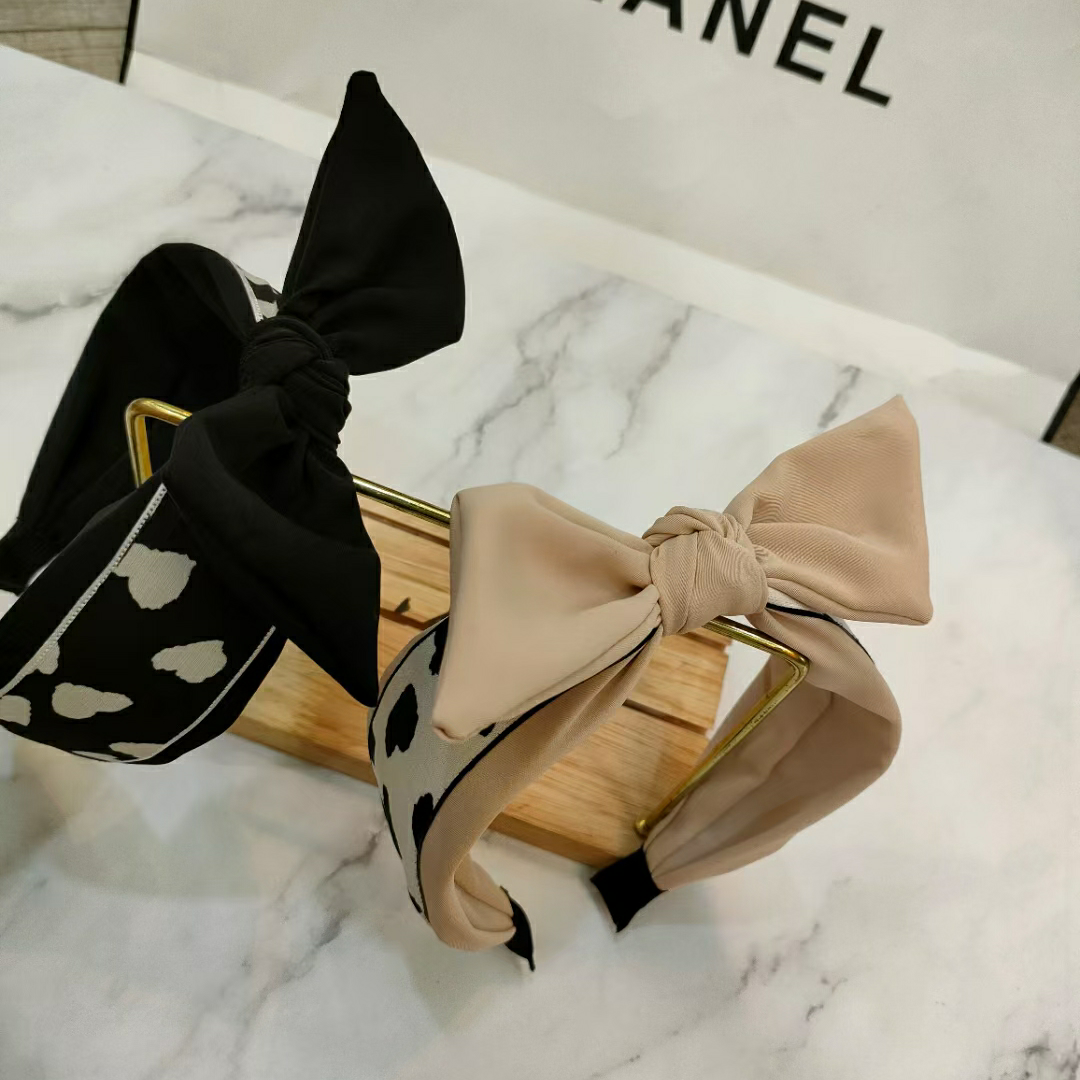 韩国时尚女头箍宽边爱心蝴蝶结发箍森系气质百搭发箍图