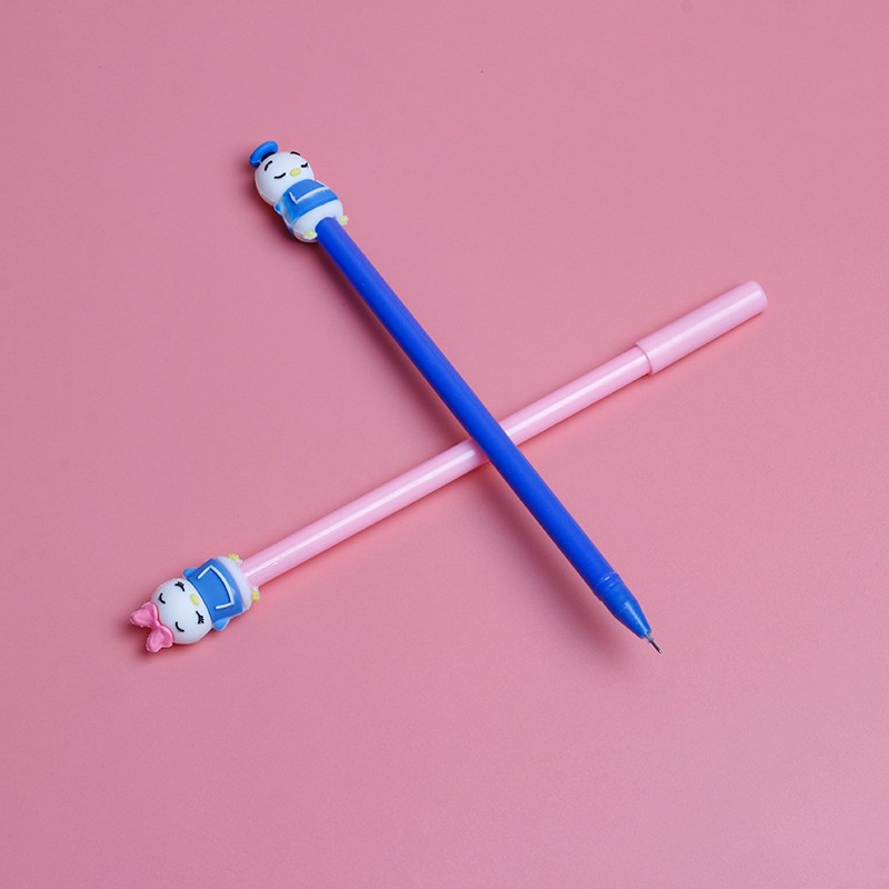 Nueva lista de productos venta directa de fábrica diseño creativo marinero pato pluma neutral material de oficina para estudiantes escritura papelería seda suave buena escritura difícil de romper tinta diseño novedoso apariencia hermosa super buena escritura lindo venta caliente medio oh pic 17