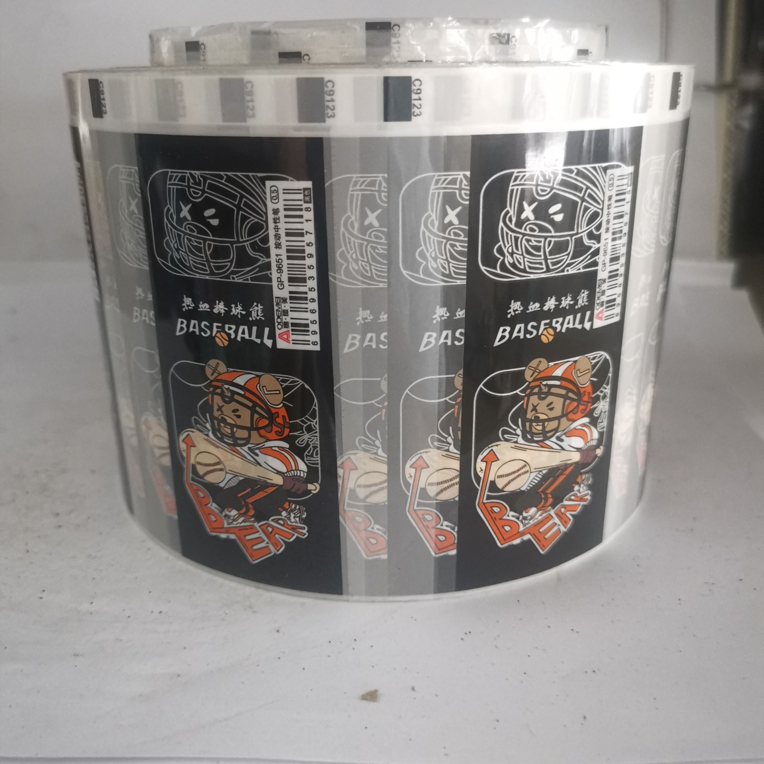桐庐华创彩印厂  棒球熊ABS 热转印花膜