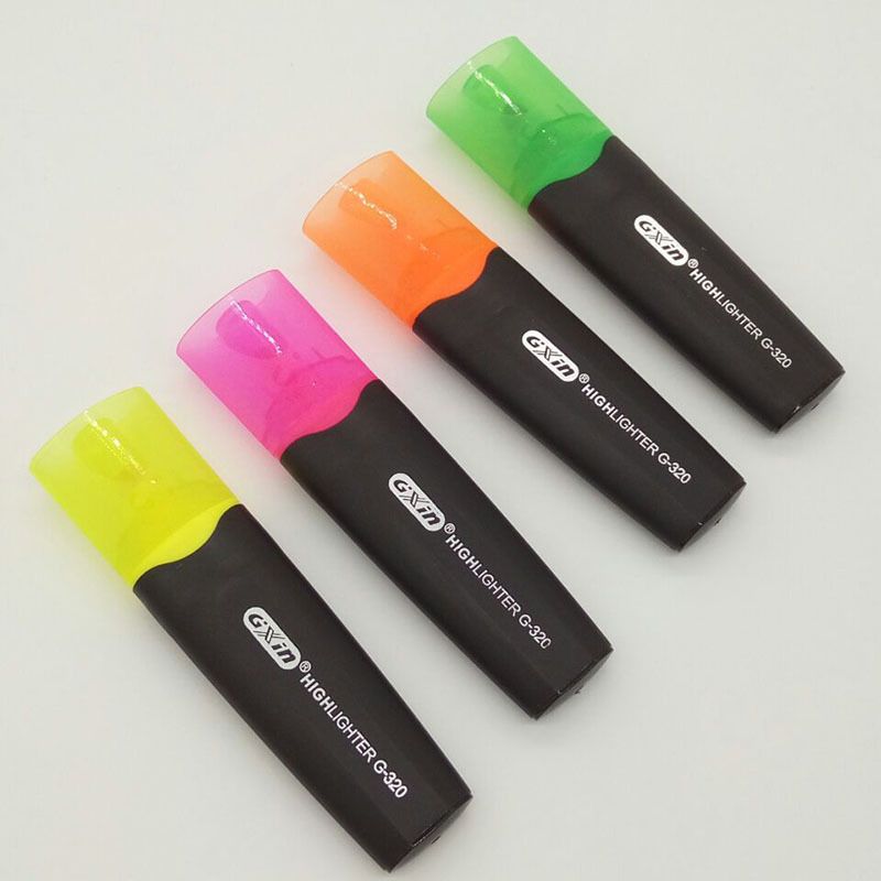 GXin G-320 imported ink, new sintered pen tip, highlighter, axe-tipped, water-based pen, POP drawing Specification image