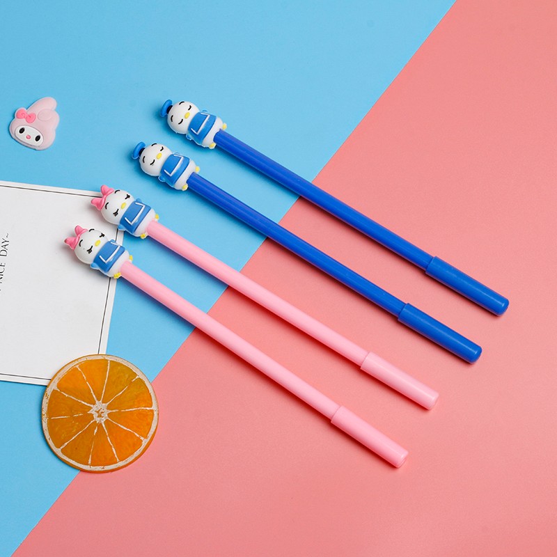 Nueva lista de productos venta directa de fábrica diseño creativo marinero pato pluma neutral material de oficina para estudiantes escritura papelería seda suave buena escritura difícil de romper tinta diseño novedoso apariencia hermosa super buena escritura lindo venta caliente medio oh pic 18