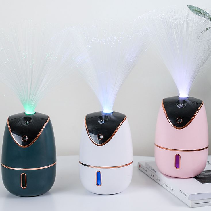 LED光纤花七彩氛围灯可充电家用满天星雾化加湿器