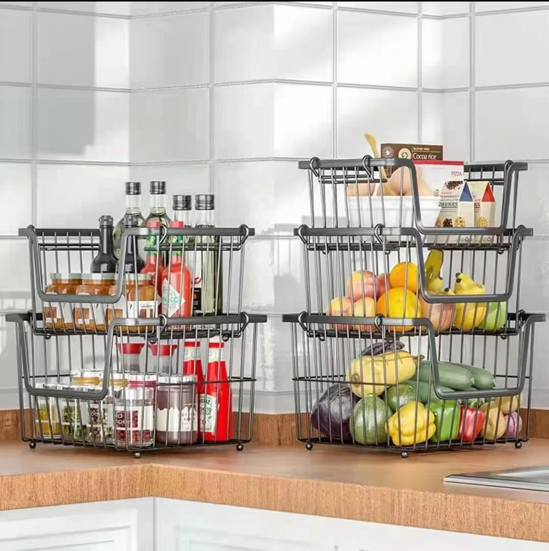 Small, medium and large sizes can be stacked in baskets for powder spraying detail image 6