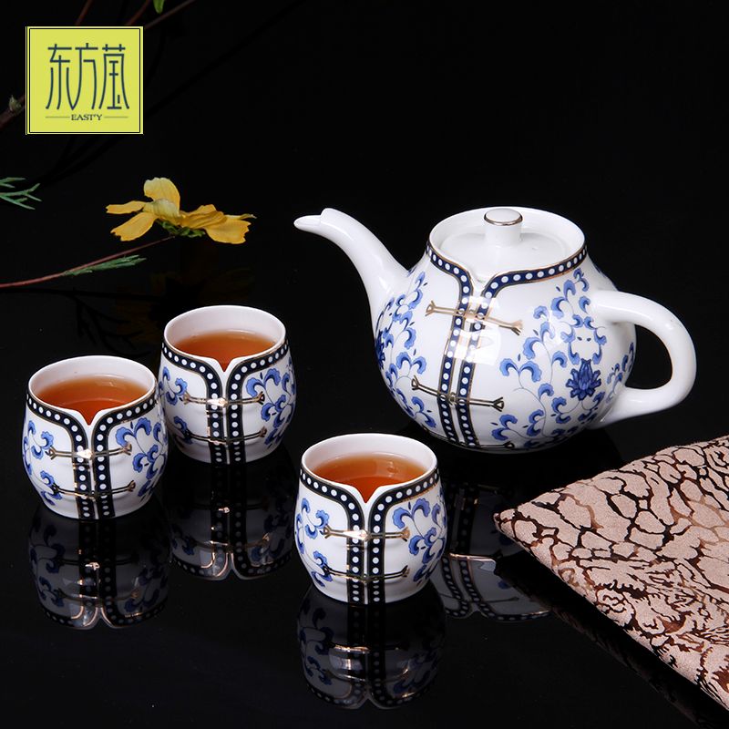 陶瓷茶具/唐装茶具/新中式茶具细节图