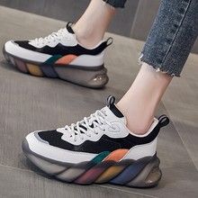 New genuine leather casual slippers for summer, round head metal chain buckle thick-soled flip-flops for women to wear outside, 1020
