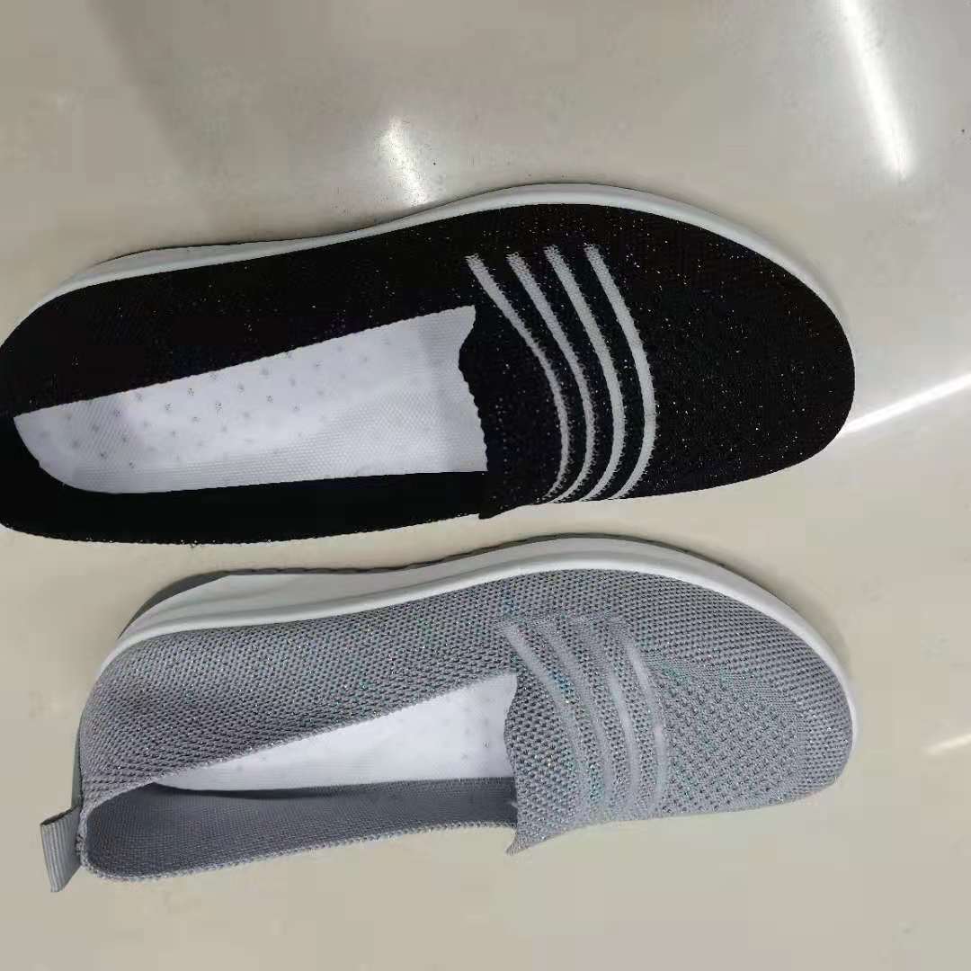New breathable soft-soled walking shoes for export, Korean-style casual flying woven shoes, custom-made export bestsellers 81