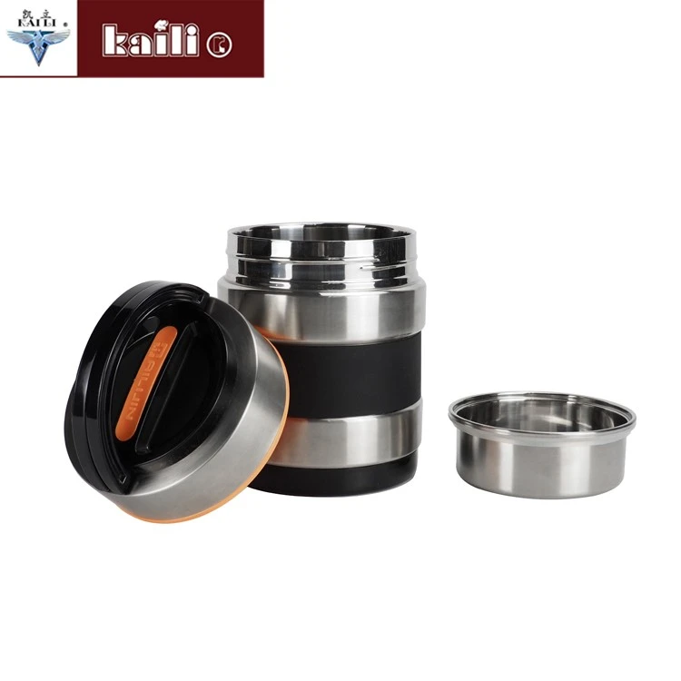 304 stainless steel vacuum steaming pot portable multi-layer large-capacity student and adult extra-long vacuum insulated lunch box detail image 3