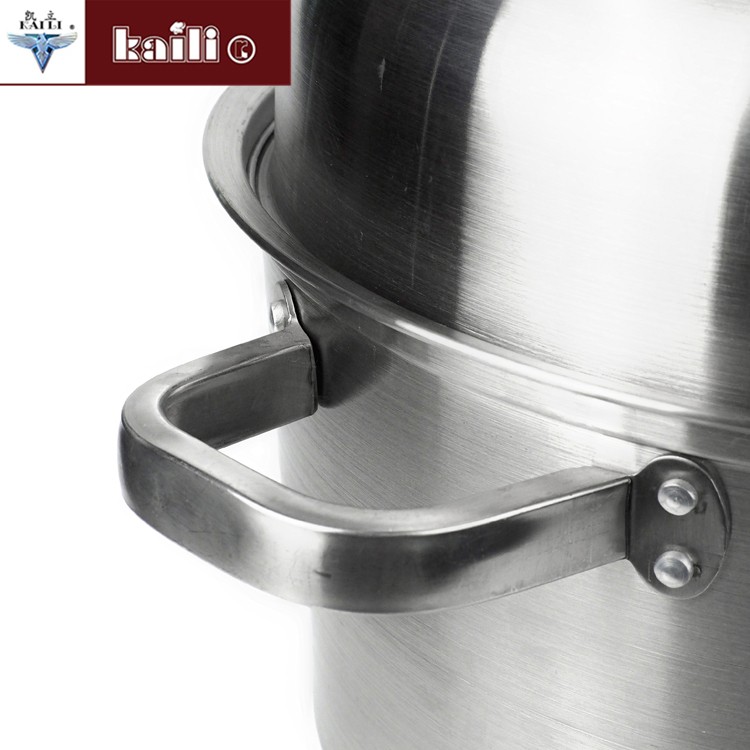 Stainless steel multi-functional three-layer steamer, multi-purpose steel ear steamer, thickened household steamed buns and mantou, gas stove cookware detail image 5