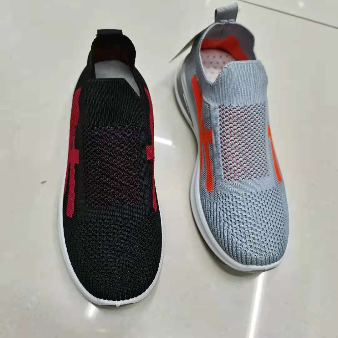 New breathable soft-soled walking shoes for export, Korean-style casual flying woven shoes, custom-made export bestsellers 22