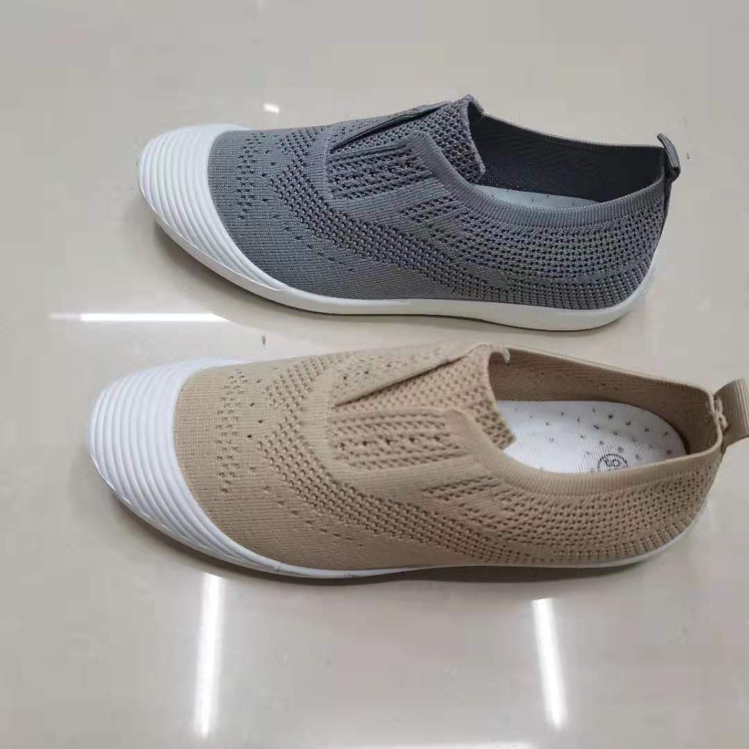 New breathable soft-soled walking shoes for export, Korean-style casual flying woven shoes, custom-made export bestsellers 28