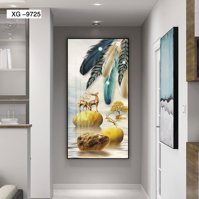 Abstract Geometric Living Room Triplet Decorative Painting Modern Simple Light Luxury Sofa Background Wall Spray Painting Porch Painting Custom undefined