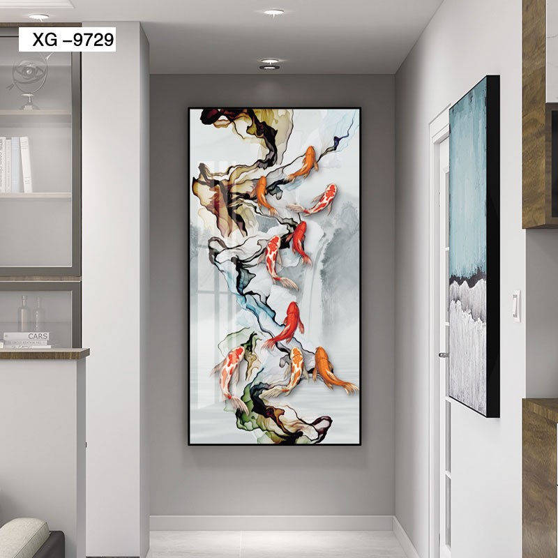 Abstract Geometric Living Room Triplet Decorative Painting Modern Simple Light Luxury Sofa Background Wall Spray Painting Porch Painting Custom undefined