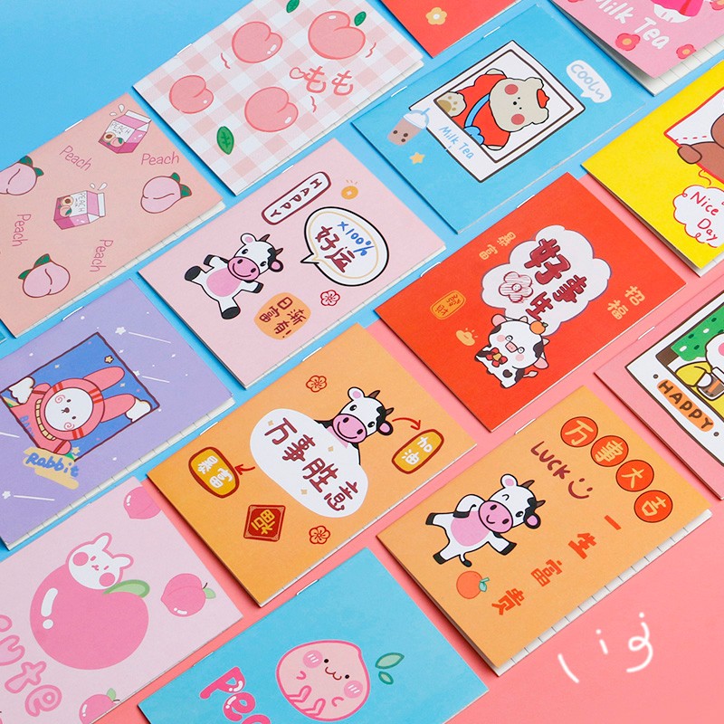 新品上市创新设计厂家直销可爱便签小本子治愈系易于携带学生用品书写必备办公用品开学必备可爱方便记事新颖别致不占位置畅销中详情图13