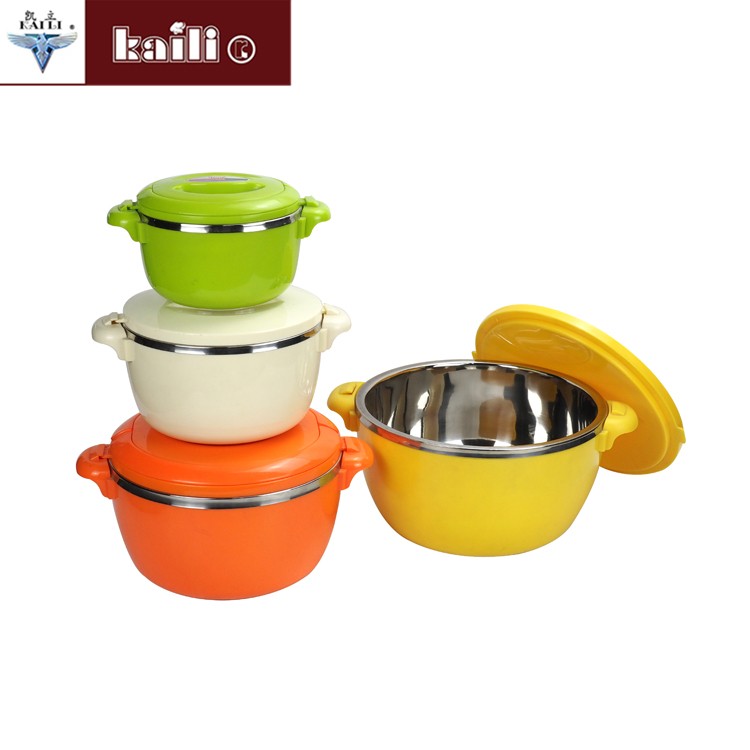 Stainless steel large-capacity 4-piece insulated rice cooker detail image 11