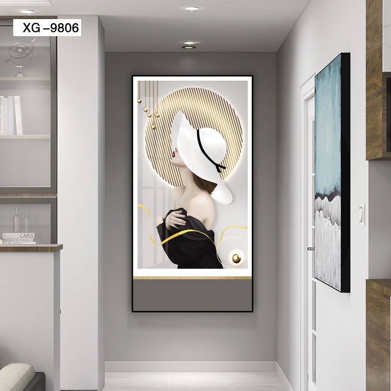 Pure Hand-Painted Oil Painting Whole House Custom Decorative Painting Living Room Hallway Abstract Van Gogh Modern Art Texture Hanging Painting Application Scenario