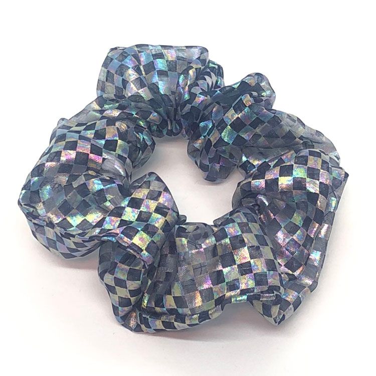 Anti-shiny cloth checkered pig large intestine hair ties Application Scenario