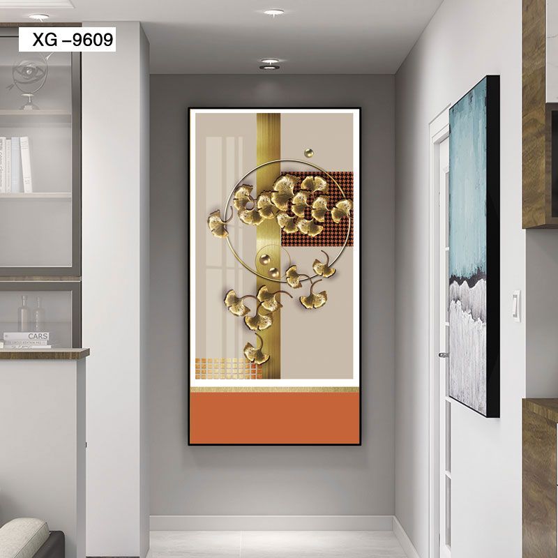 晶瓷镶钻客厅装饰画沙发背景墙三联画现代简约挂画纯手绘装饰画定做