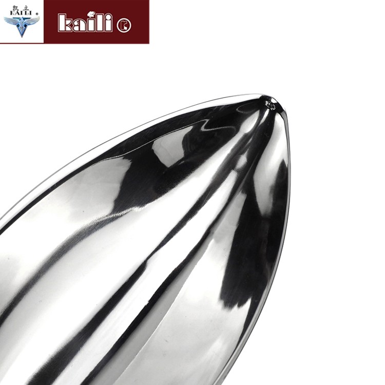 Stainless steel boat-shaped fruit plates, hotel candy plates and dessert plates detail image 6