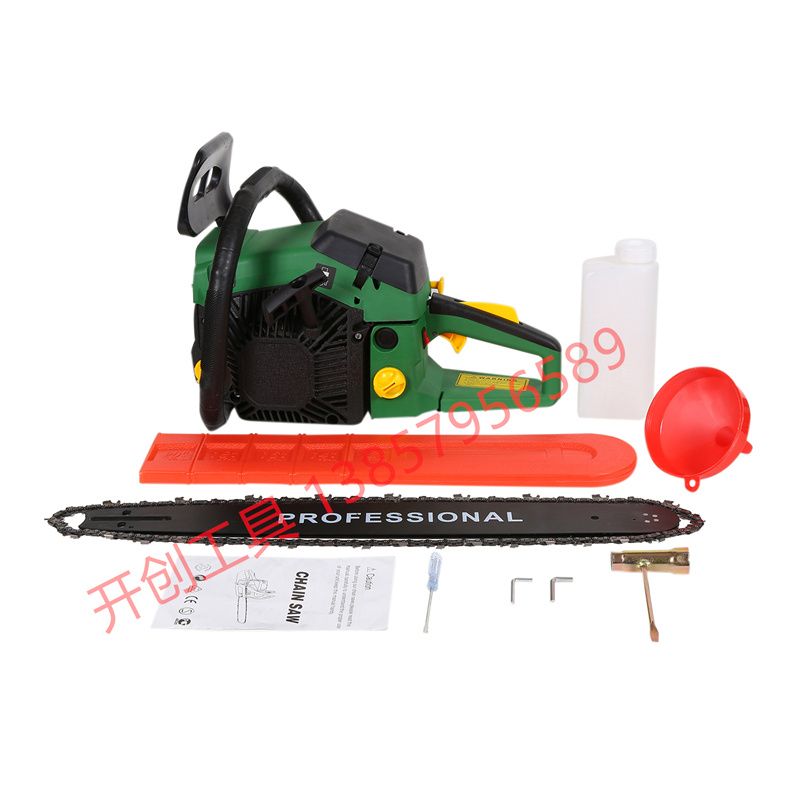 Garden machinery high power 52 chainsaw 58 chainsaw gasoline saw logging saw alloy starting pull-tray chainsaw CS09-1 details Picture