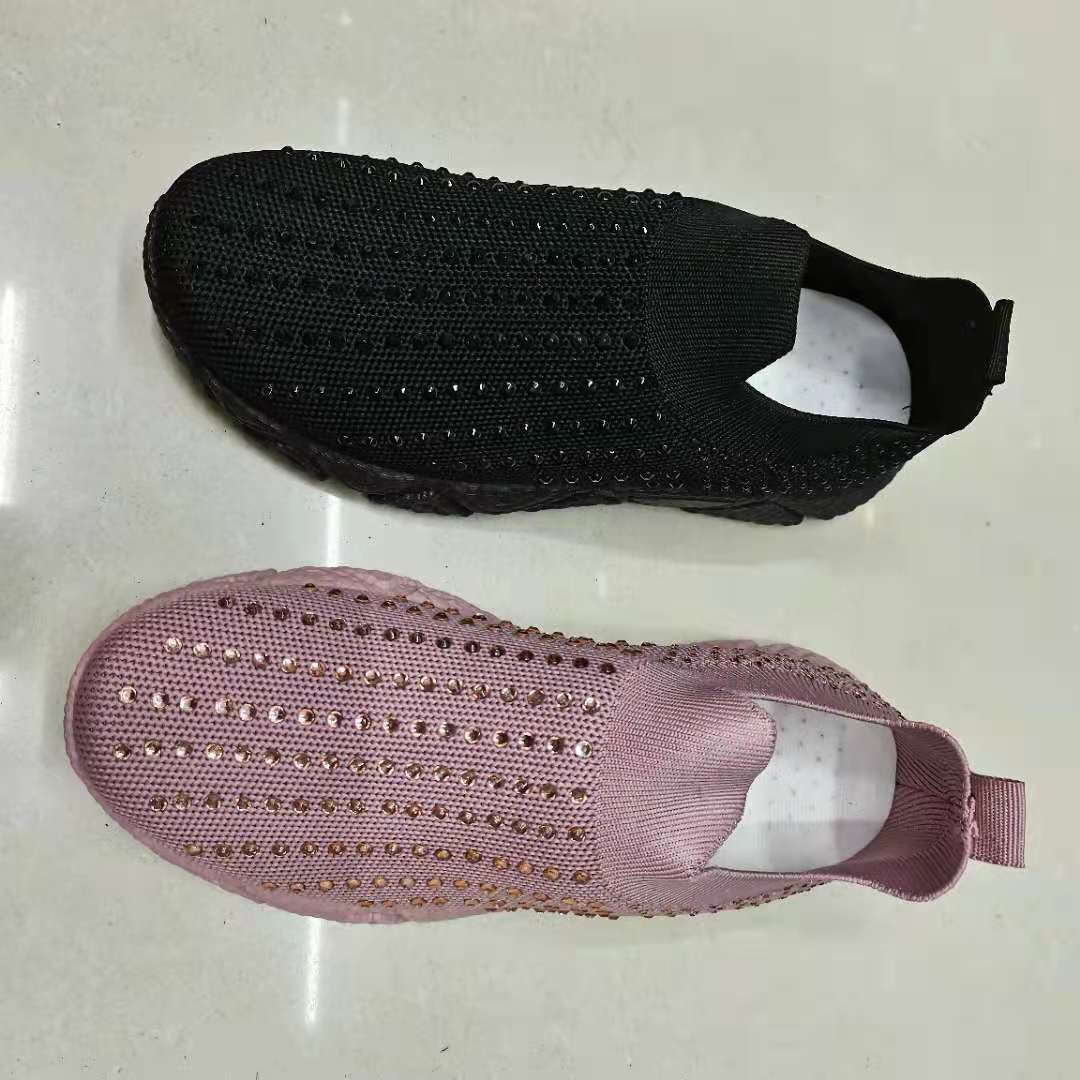 New breathable soft-soled walking shoes for export, Korean-style casual flying woven shoes, custom-made export bestsellers 5