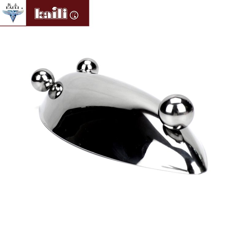 Stainless steel boat-shaped fruit plates, hotel candy plates and dessert plates Item Picture