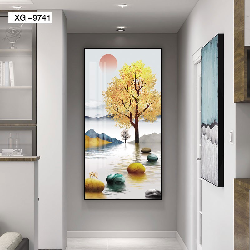 Abstract Geometric Living Room Triplet Decorative Painting Modern Simple Light Luxury Sofa Background Wall Spray Painting Porch Painting Custom undefined