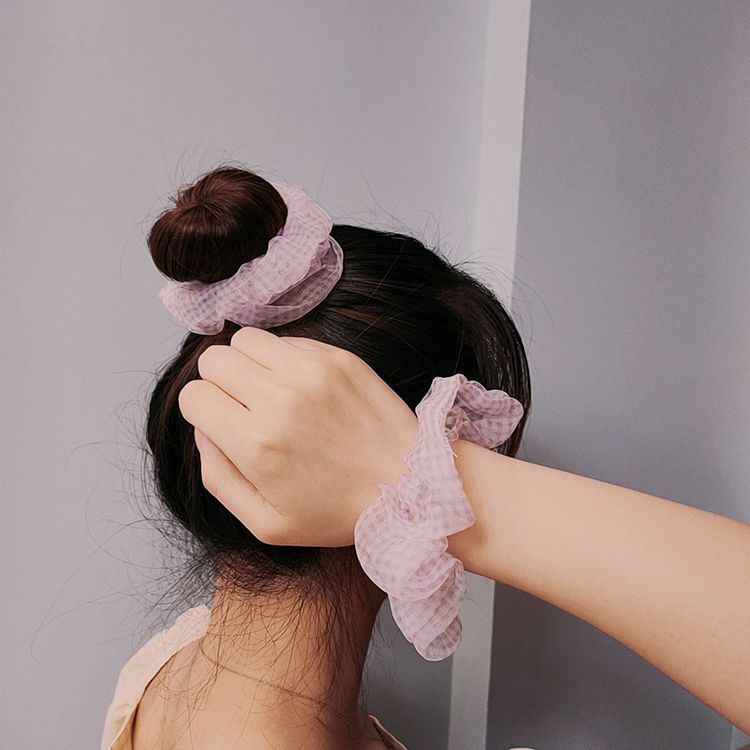 Fine-checkered gauze loops, pork large intestine meatballs, and hair loops Item Picture