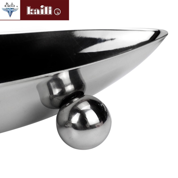 Stainless steel boat-shaped fruit plates, hotel candy plates and dessert plates detail image 4