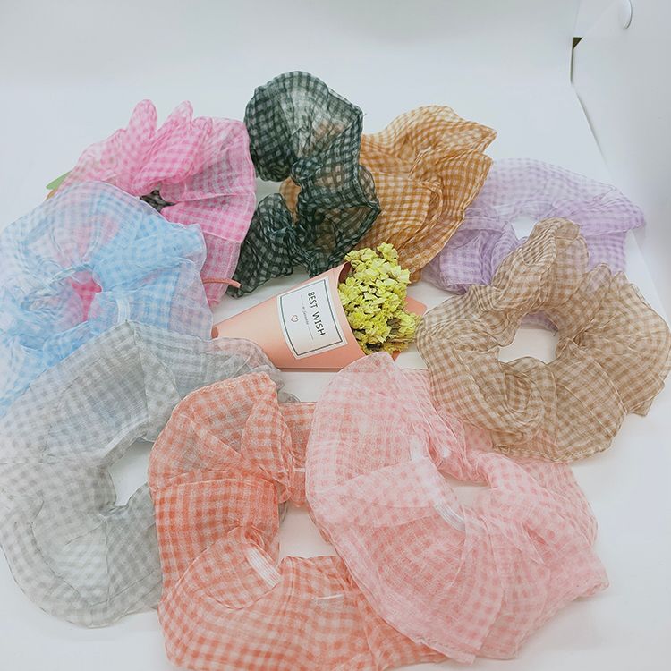 Fine-checkered gauze loops, pork large intestine meatballs, and hair loops full figure