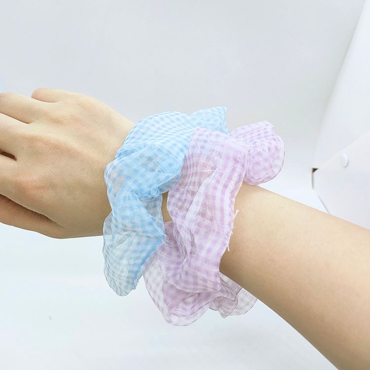 Fine-checkered gauze loops, pork large intestine meatballs, and hair loops Specification drawing