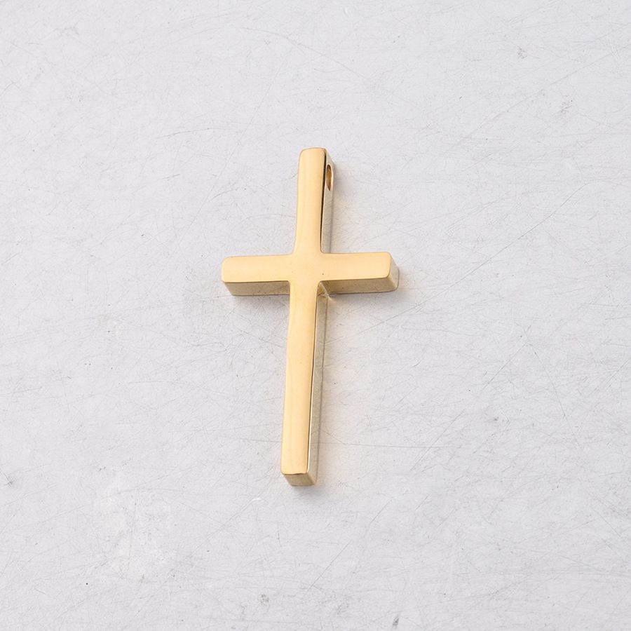 Mirror-finish stainless steel cross accessories: 15*30mm, 25*40mm, non-fading