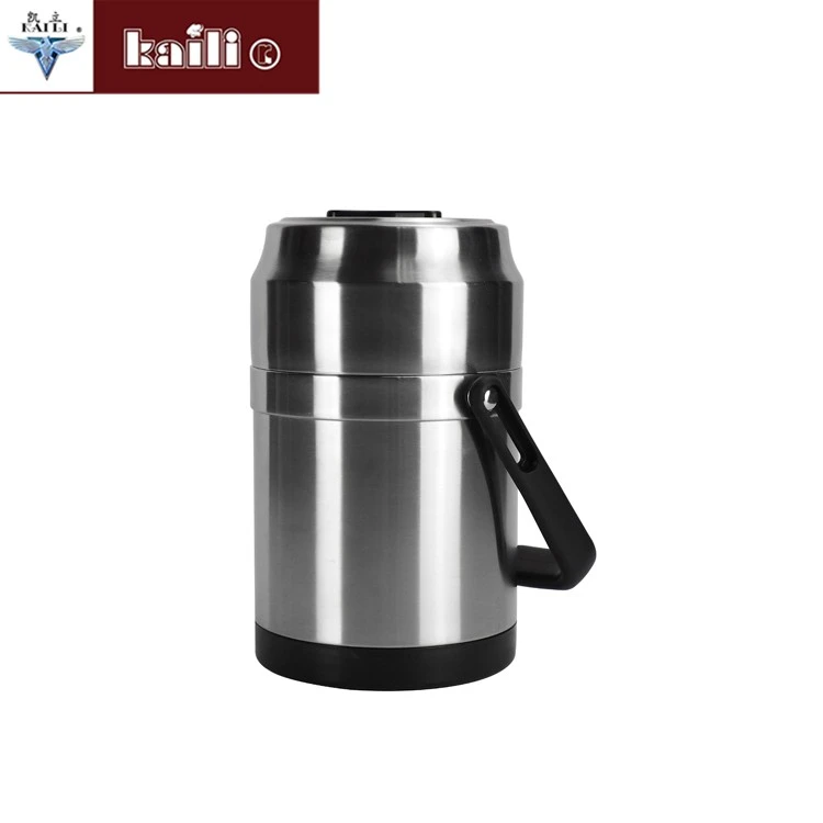 Stainless steel vacuum insulated pot, portable lunch box for students and office workers, extra-long insulated large-capacity bento pot detail image 2
