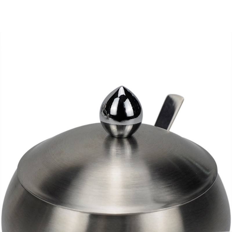 304 stainless steel single-flavor seasoning box, seasoning rack, household seasoning jar, monosodium glutamate and chicken essence jar, sanding, enlarged and thickened detail image 2