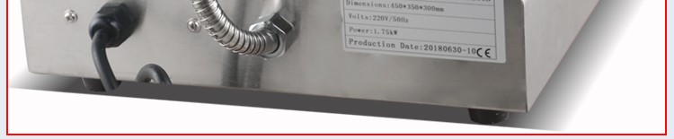 Electric heating waffle oven FY-2206B grid pancake machine, commercial pancake machine, waffle grid pancake snack equipment detail image 10