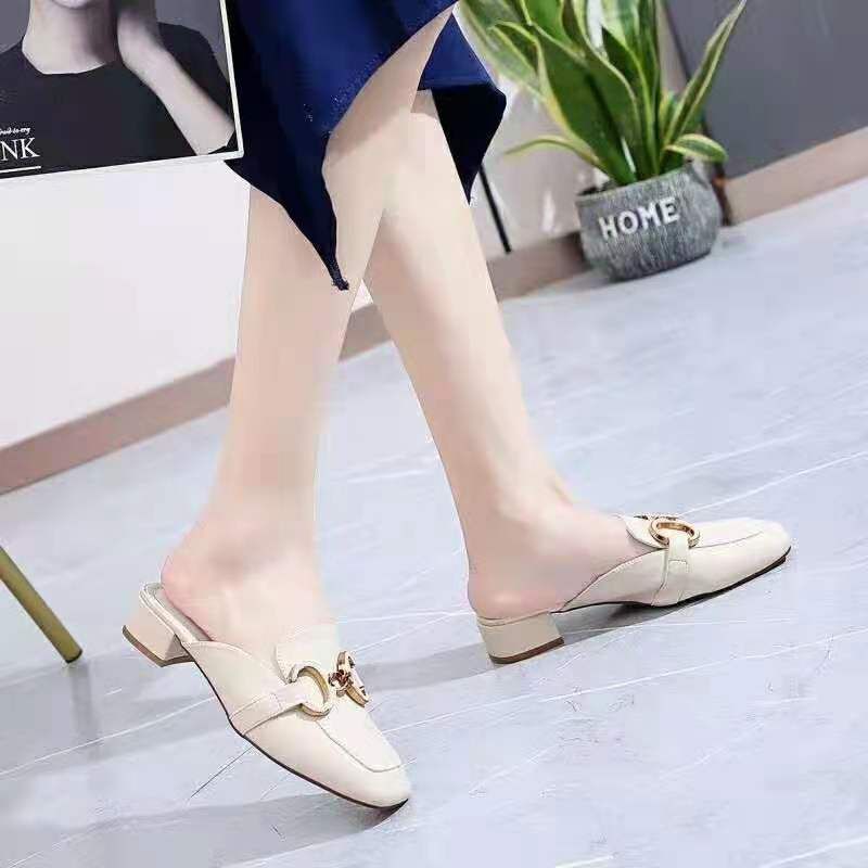 Pointy French High Heels Girl 2021 New Spring And Autumn Leather Net Red Thin Heels Nude Single Shoes Female 86