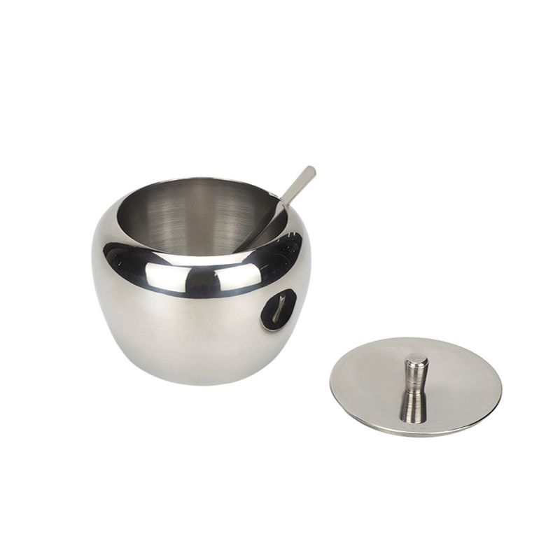 304 stainless steel single-flavor seasoning box, seasoning rack, household seasoning jar, monosodium glutamate and chicken essence jar, enlarged and thickened details Picture