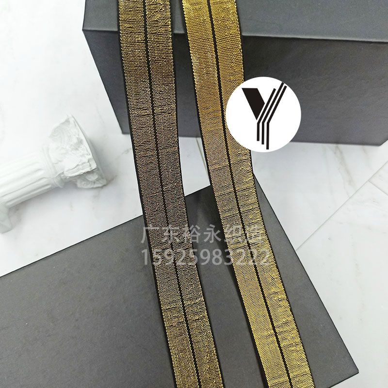 Factory Direct Sales Of Gold And Silver Onion Folded Elastic Band Hair Accessories Gold And Silver Silk Bag Side Band Culottes Clothing Accessories Ribbon