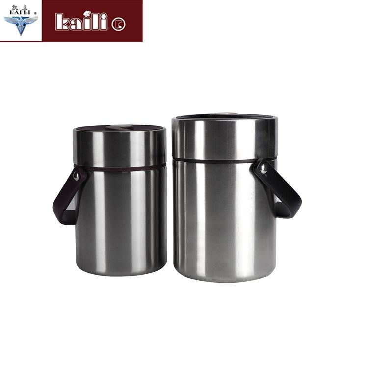 Stainless steel insulated pot for students and office workers, portable lunch box, extra-long insulated large-capacity bento pot