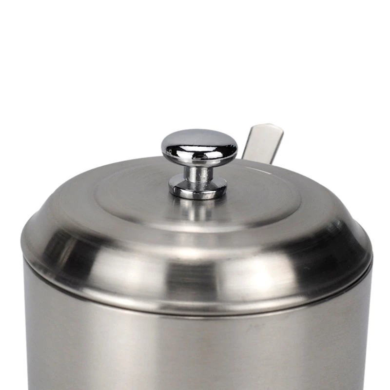 304 stainless steel three-flavor seasoning box, seasoning rack, household seasoning jar, monosodium glutamate and chicken essence jar, enlarged and thickened detail image 6