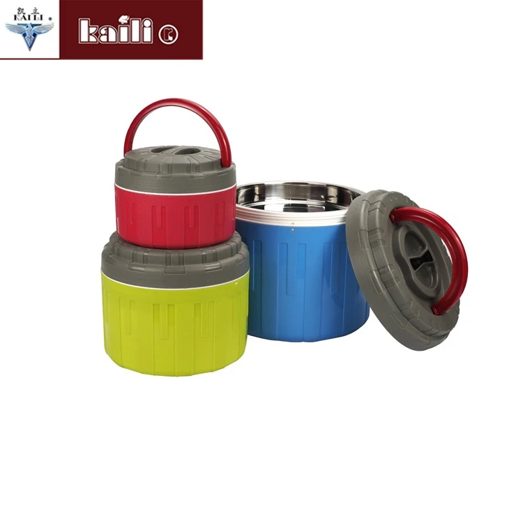 Stainless steel inner liner insulated pot, insulated bucket, large-capacity double-layer rice bucket detail image 2